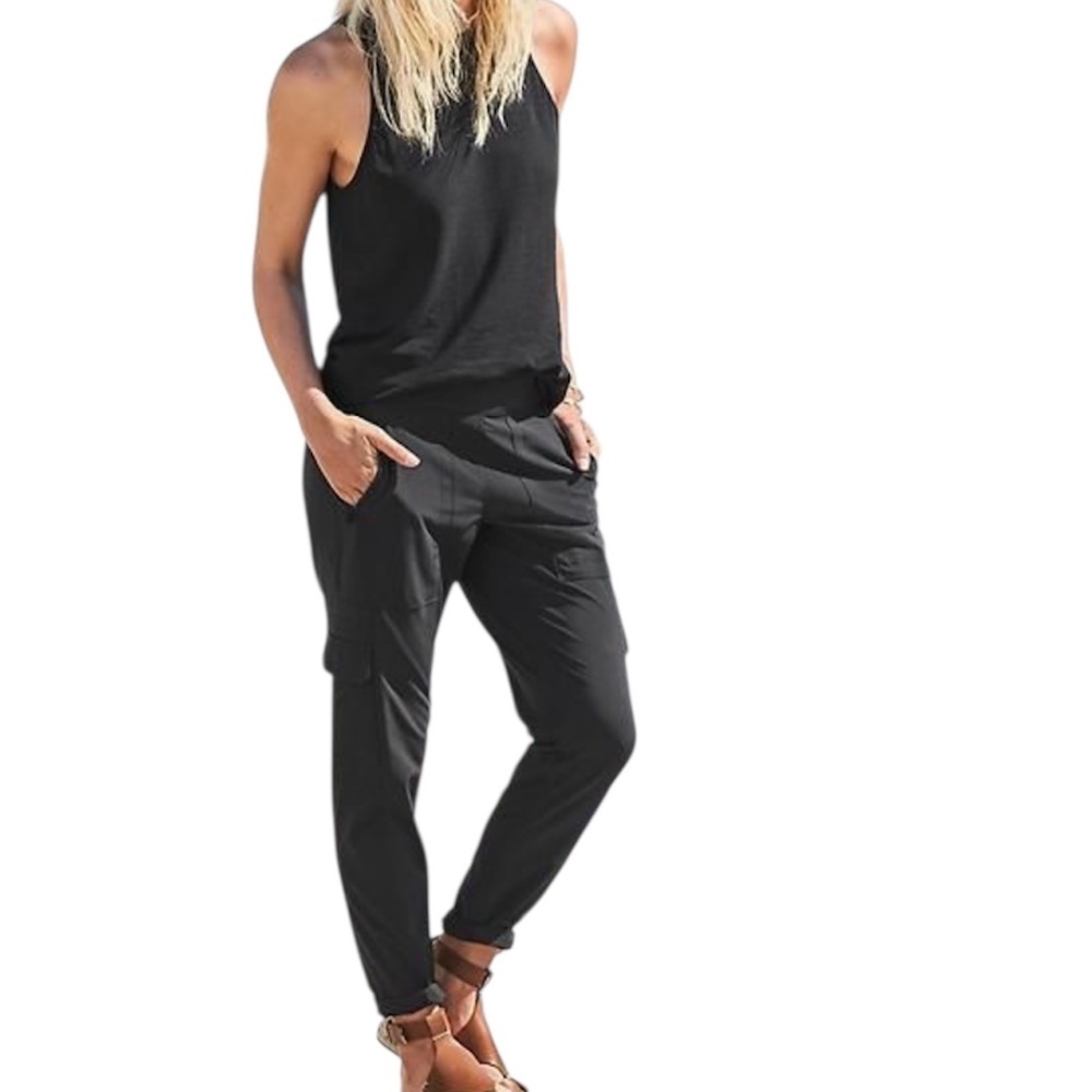 Athleta Chelsea Cargo Jogger Pants Size 6